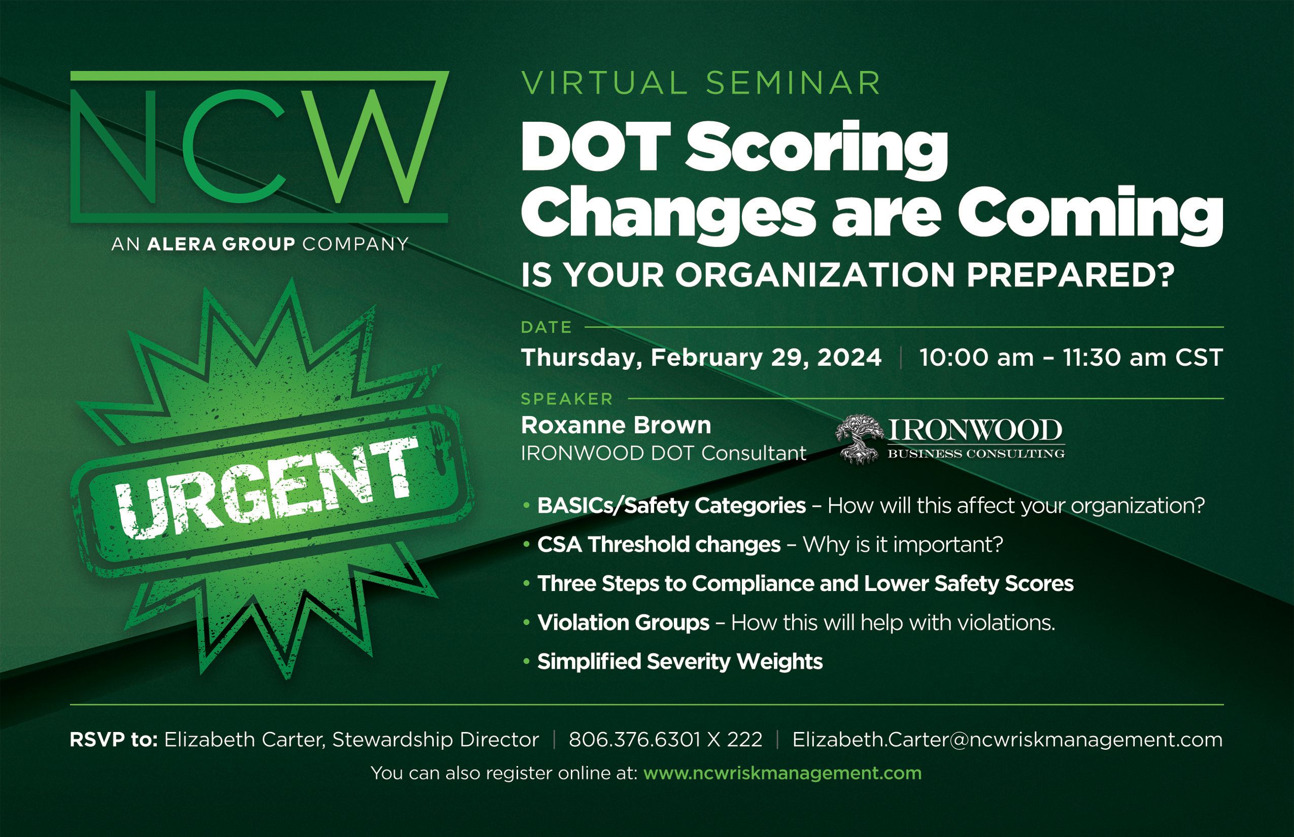 DOT Scoring Changes are Coming – Is your organization prepared?