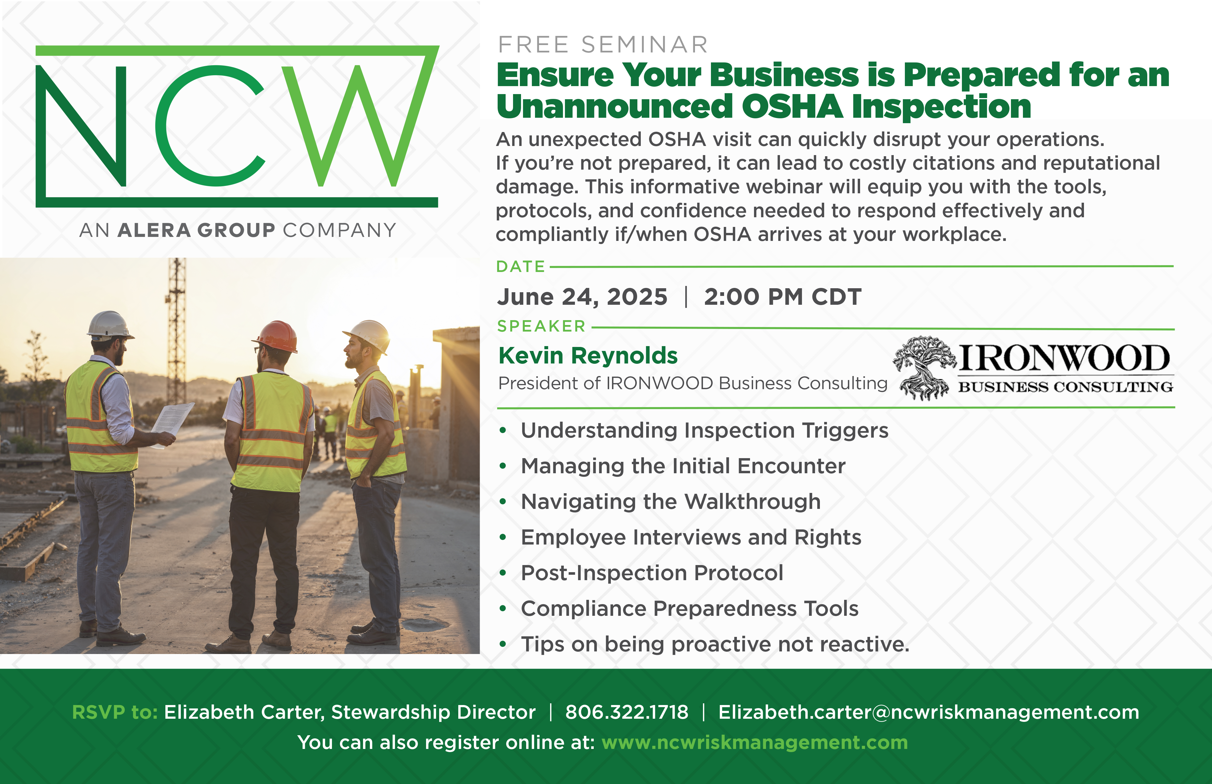 Ensure Your Business is Prepared for an Unannounced OSHA Inspection